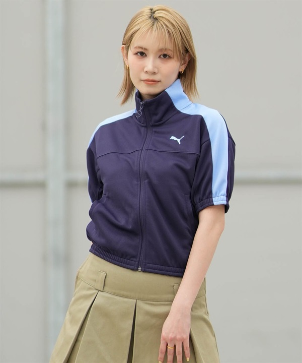 PUMA プーマ ジャージ トラックジャケット レディース T7 ショートスリーブ JKT FZ 636871