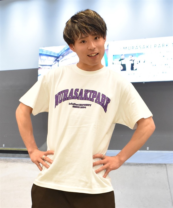 ららぽーとEXPOCITY店限定 半袖 Tシャツ カレッジロゴ メンズ レディース ユニセックス 26EXPO-1 ムラサキスポーツ限定