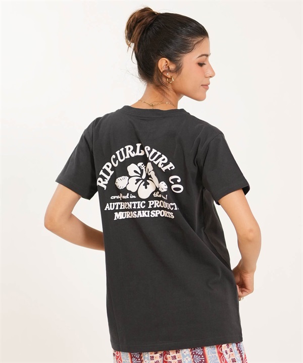 MURASAKI ムラサキ × RIPCURL リップカール 半袖 Tシャツ レディース コラボレーション M RCL6S-2101