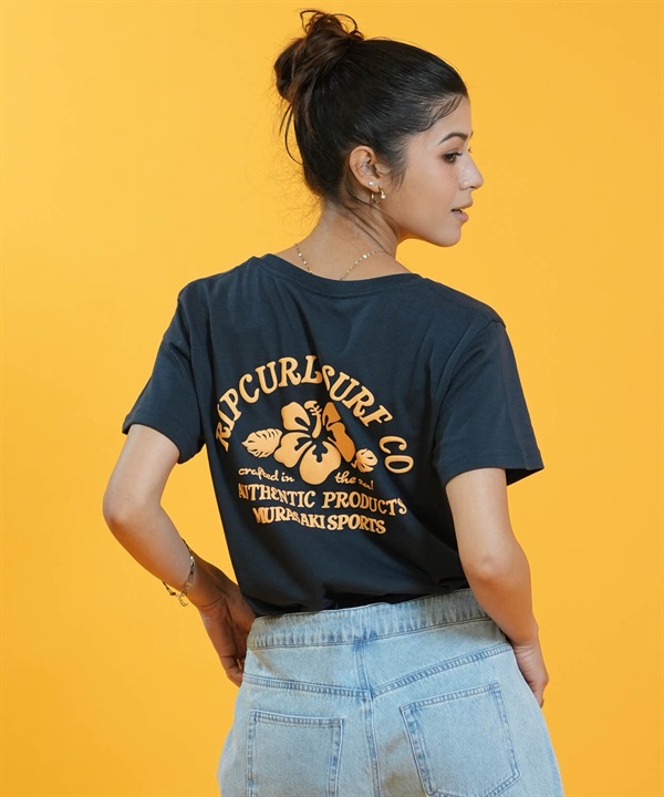MURASAKI ムラサキ × RIPCURL リップカール 半袖 Tシャツ レディース コラボレーション M RCL6S-2101