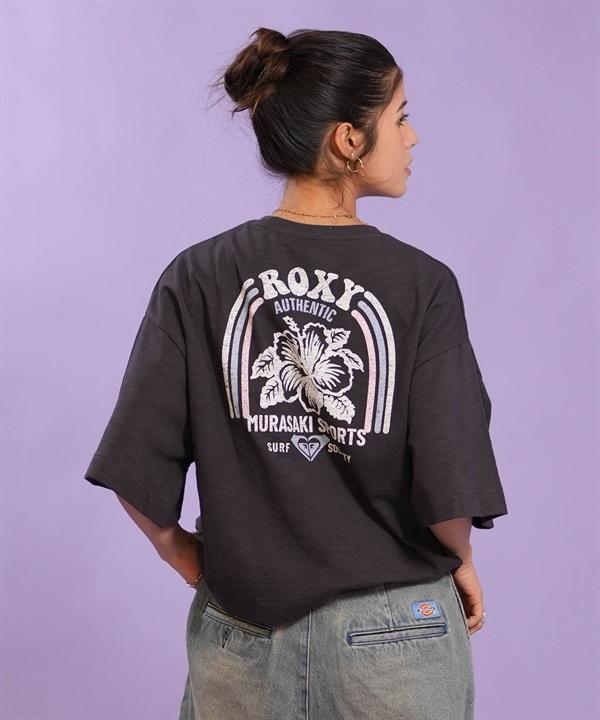 MURASAKI ムラサキ × ROXY ロキシー 半袖 コラボレーション Tシャツ RST262651M ムラサキスポーツ限定