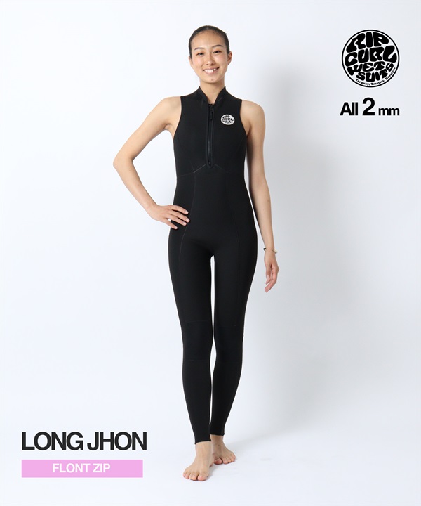 RIPCURL リップカール フロントジップ G-BOMB 15LWFS ウェットスーツ ショートジョン レディース