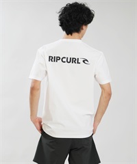 RIP CURL リップカール 水着 ラッシュガード 半袖 Tシャツ メンズ BLADE LOGO RASH RCM6S-4302(WHT-M)