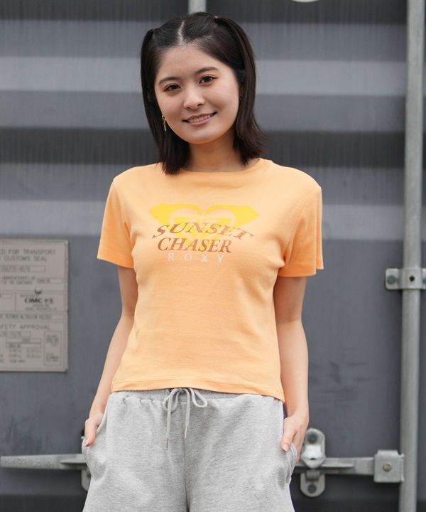 ROXY ロキシー 半袖 Tシャツ レディース コンパクトT RST261644M ムラサキスポーツ限定