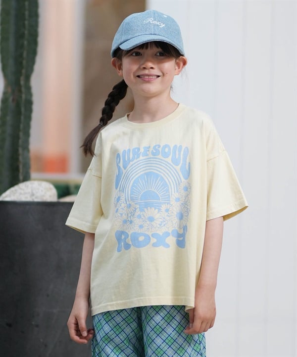 ROXY ロキシー 半袖 Tシャツ キッズ ジュニア MINI RAINBOW ROXY TST262060