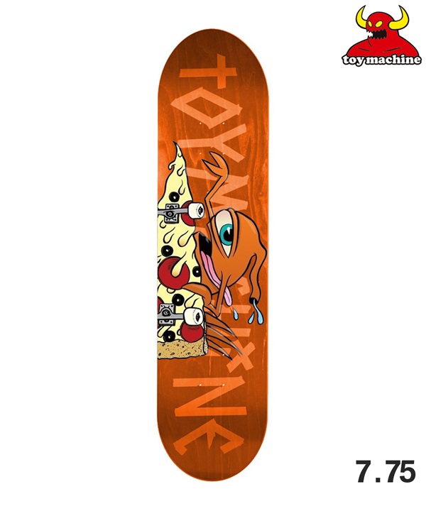 TOY MACHINE トイマシーン スケートボード デッキ 7.75inch PIZZA SECT #03 初心者 スケボー