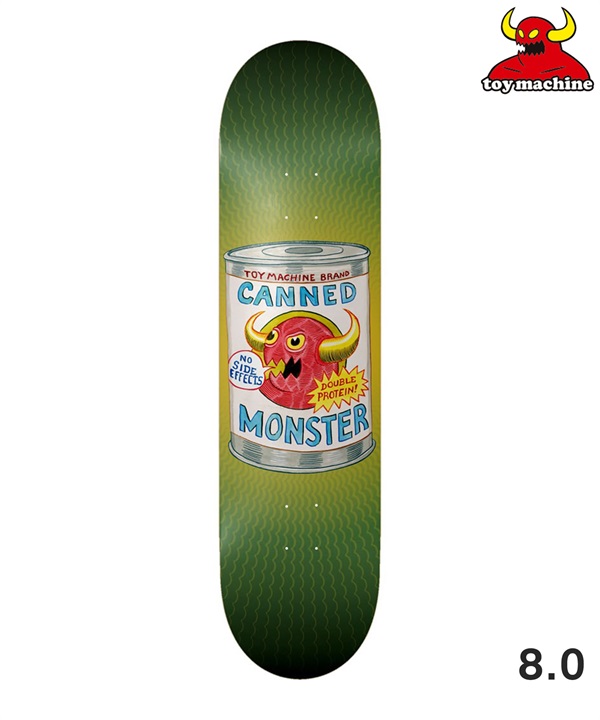 TOY MACHINE トイマシーン スケートボード デッキ 8.0inch CANNED MONSTER 初心者 スケボー