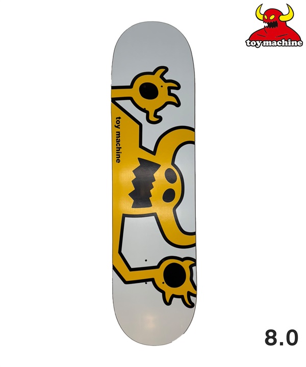TOY MACHINE トイマシーン OG MONSTER D1306 ホワイト スケートボード デッキ 8 初心者 スケボー