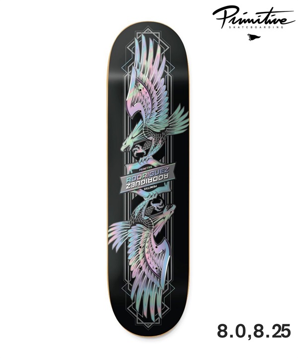 PRIMITIVE プリミティブ スケートボード デッキ 8.0inch 8.25inch RODRIGUEZ EAGLE 初心者 おすすめ スケボー