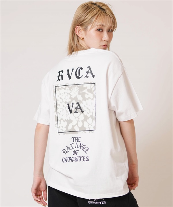RVCA ルーカ 半袖 Tシャツ レディース バックプリント DAISY VA BOX LOGO LOOSE FIT SS TEE BG043203