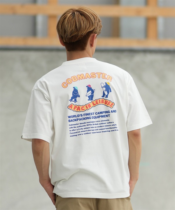 COBMASTER コブマスター 半袖 Tシャツ メンズ 吸水速乾 A PAC IN LEISURE TEE 81907900 ムラサキスポーツ限定