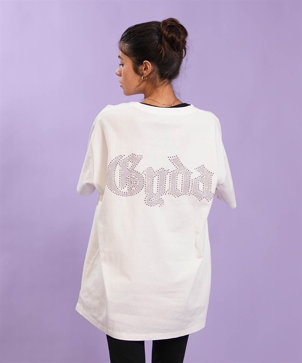 GYDA ジェイダ 半袖 Tシャツ レディース オーバーサイズ GD BACK GYDA BIG TS 72632772301 ムラサキスポーツ限定