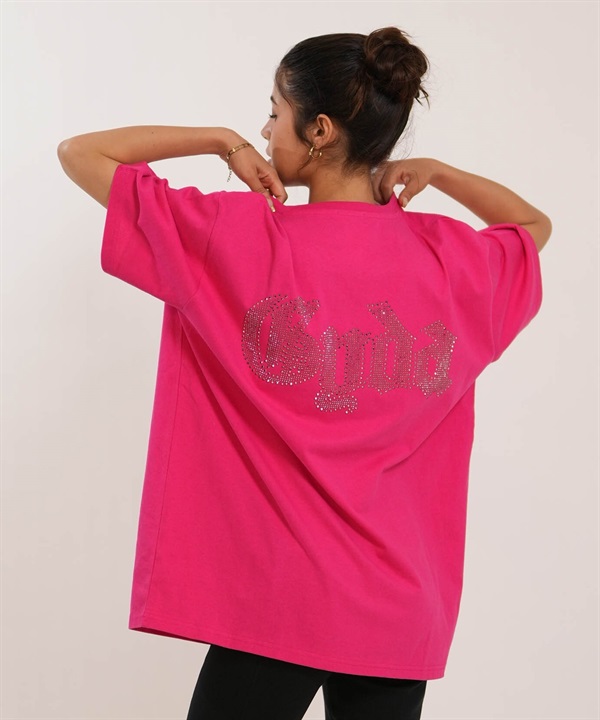 GYDA ジェイダ 半袖 Tシャツ レディース オーバーサイズ GD BACK GYDA BIG TS 72632772301 ムラサキスポーツ限定