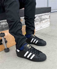 adidas skateboarding アディダス スケートボーディング スーパースター ADV GW6931 シューズ スニーカー スケートボード/アクションスポーツ メンズ レディース(BK/WT-23.0cm)