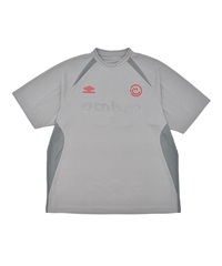 UMBRO アンブロ × ALAN SHIRAHAMA ゲームシャツ 半袖 Tシャツ UM26SSAL-GS01(L.GRAY-M)