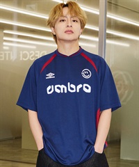 UMBRO アンブロ × ALAN SHIRAHAMA ゲームシャツ 半袖 Tシャツ UM26SSAL-GS01(NAVY-M)