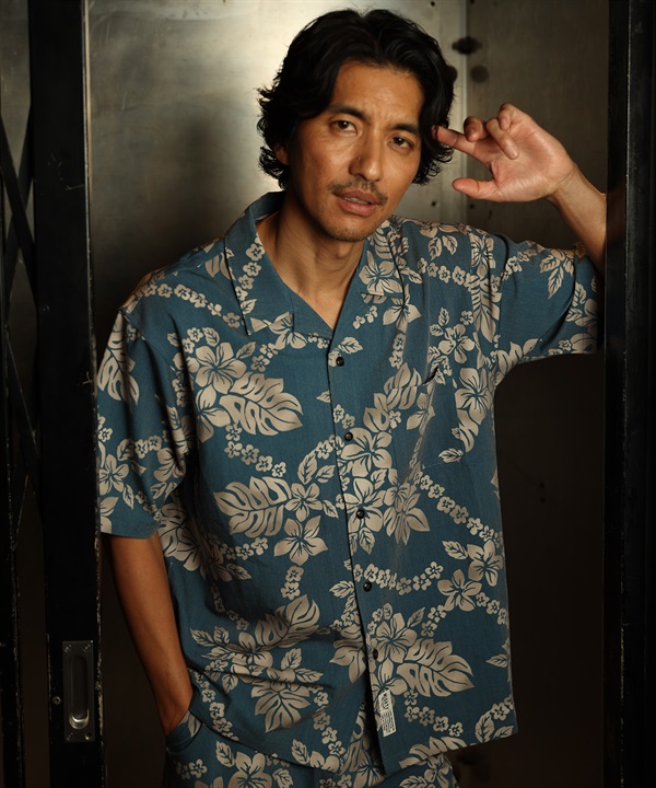 Mighty Surf Club マイティーサーフクラブ 半袖 シャツ メンズ アロハシャツ セットアップ対応 MT26SS02 ムラサキスポーツ限定