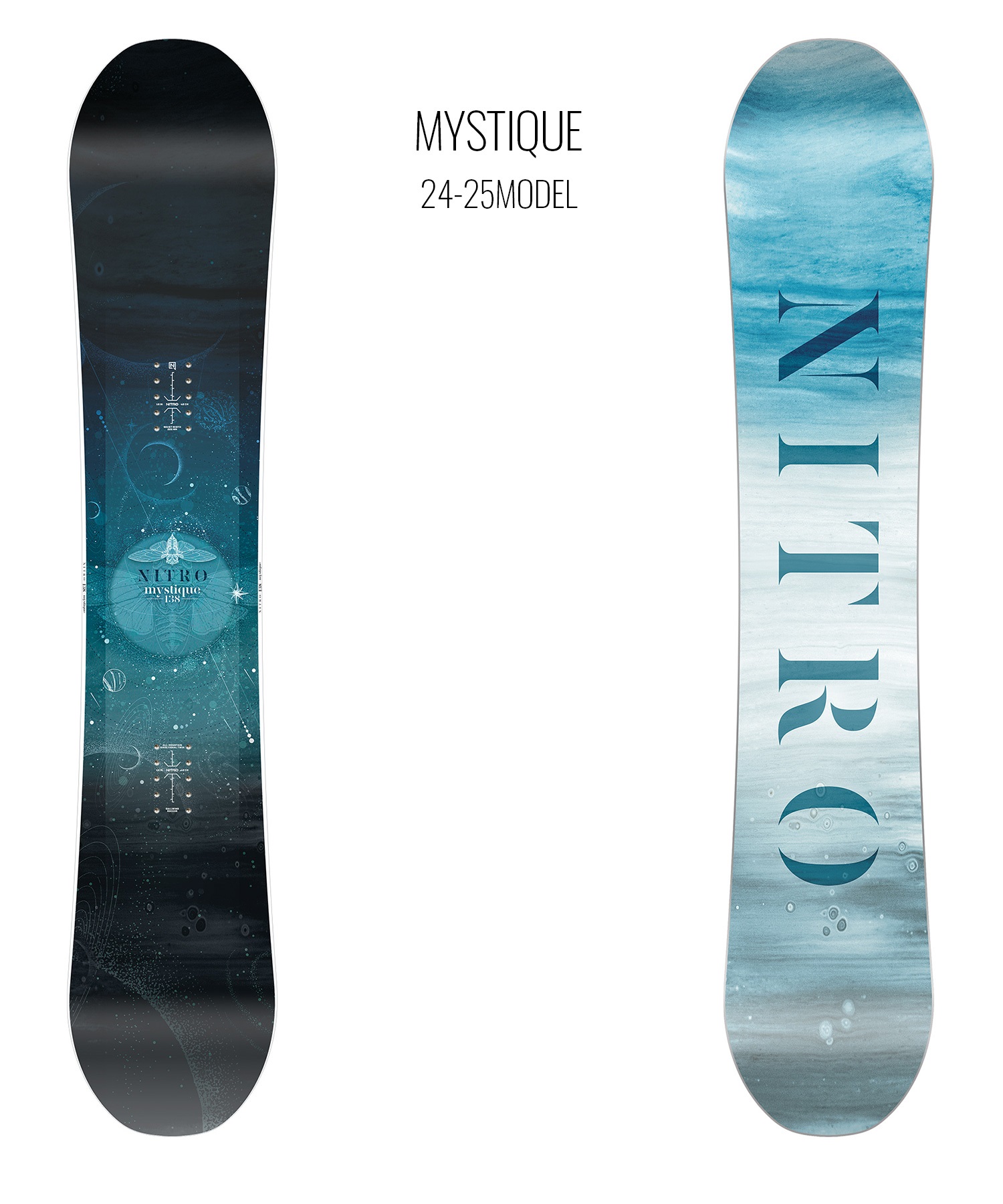 NITRO ナイトロ ミスティーク スノーボード 板 レディース 24-25 LL A26(ONECOLOR-138cm)