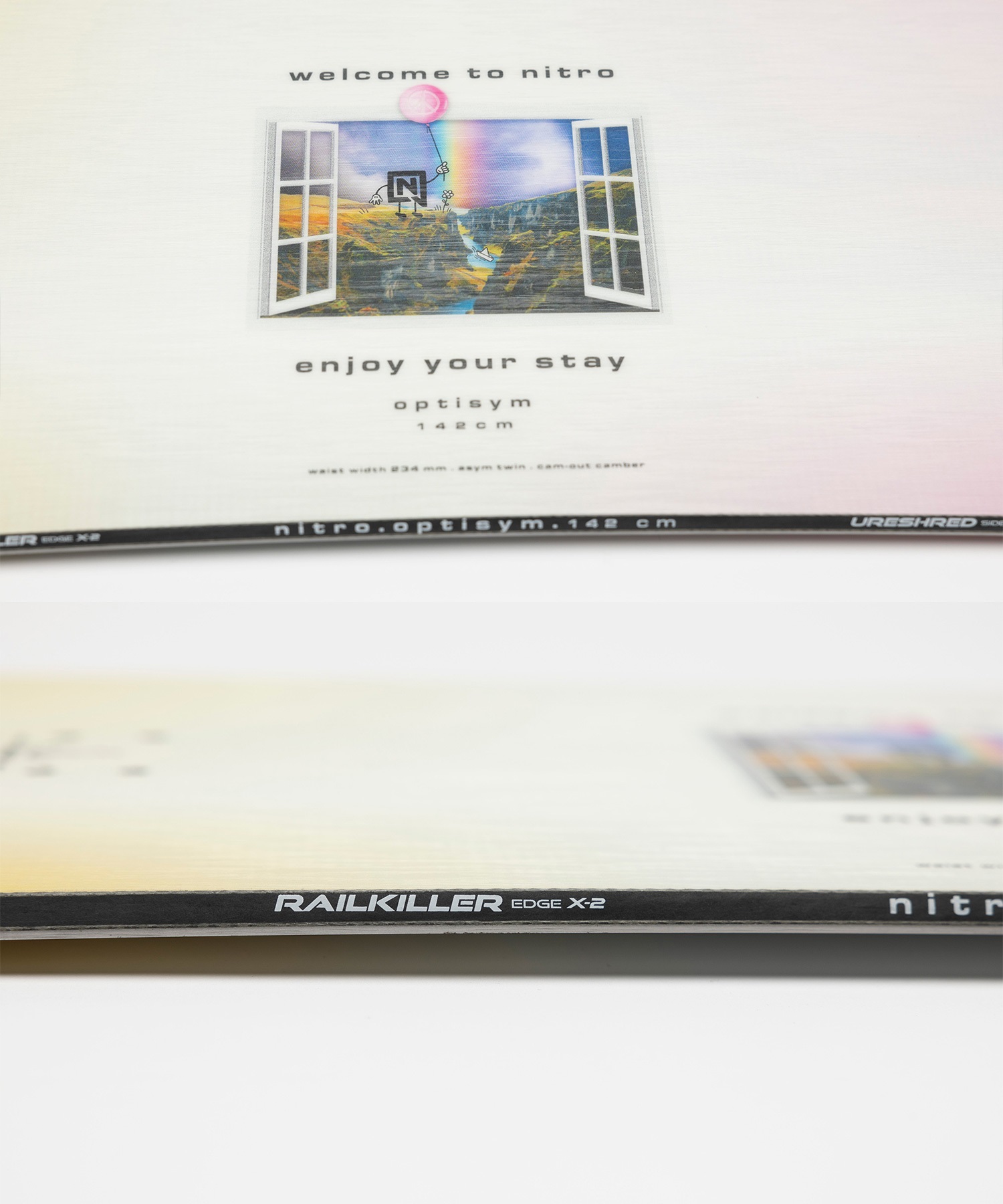 NITRO ナイトロ オプティシム・ウィメンズ スノーボード 板 レディース 24-25 LL A26(ONECOLOR-138cm)