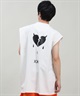 DEVILUSE デビルユース メンズ ラッシュガード ノースリーブ タンクトップ 水陸両用 ムラサキスポーツ限定 243OO1ST307DU(WHT-M)