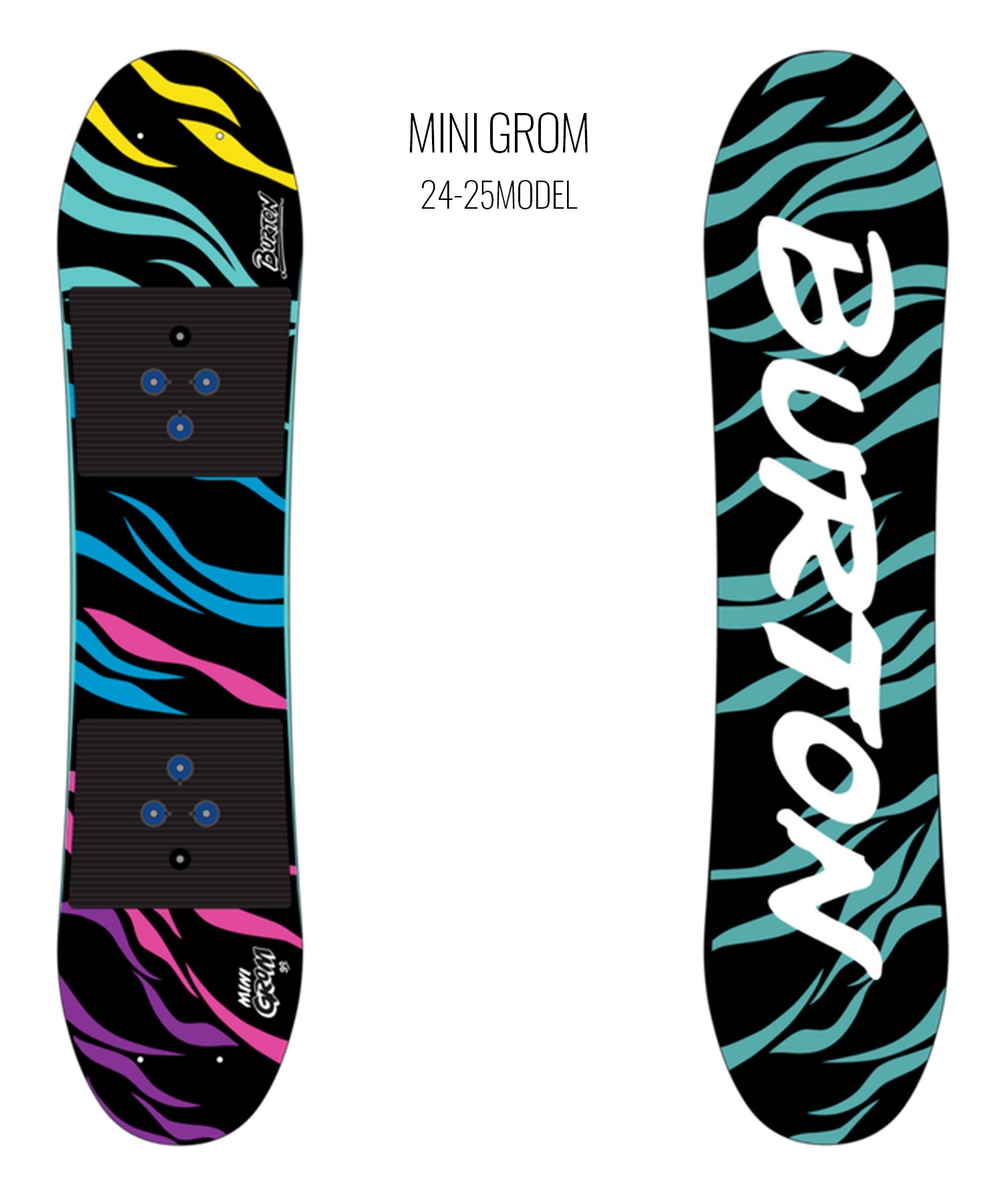 BURTON バートン MINI GROM スノーボード 板 キッズ ムラサキスポーツ LL E23(ONECOLOR-80cm)