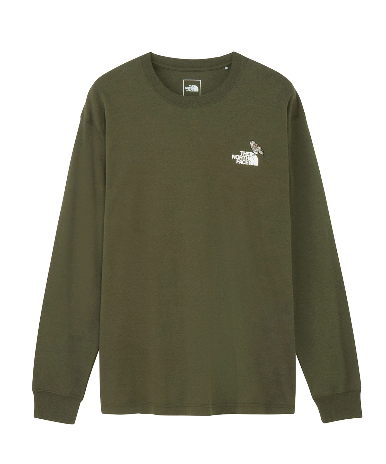 THE NORTH FACE ザ・ノース・フェイス 長袖 Tシャツ ロンT レディース 無地 ワンポイント ロゴ ロングスリーブズーピッカーティー NT82536(AG-S)