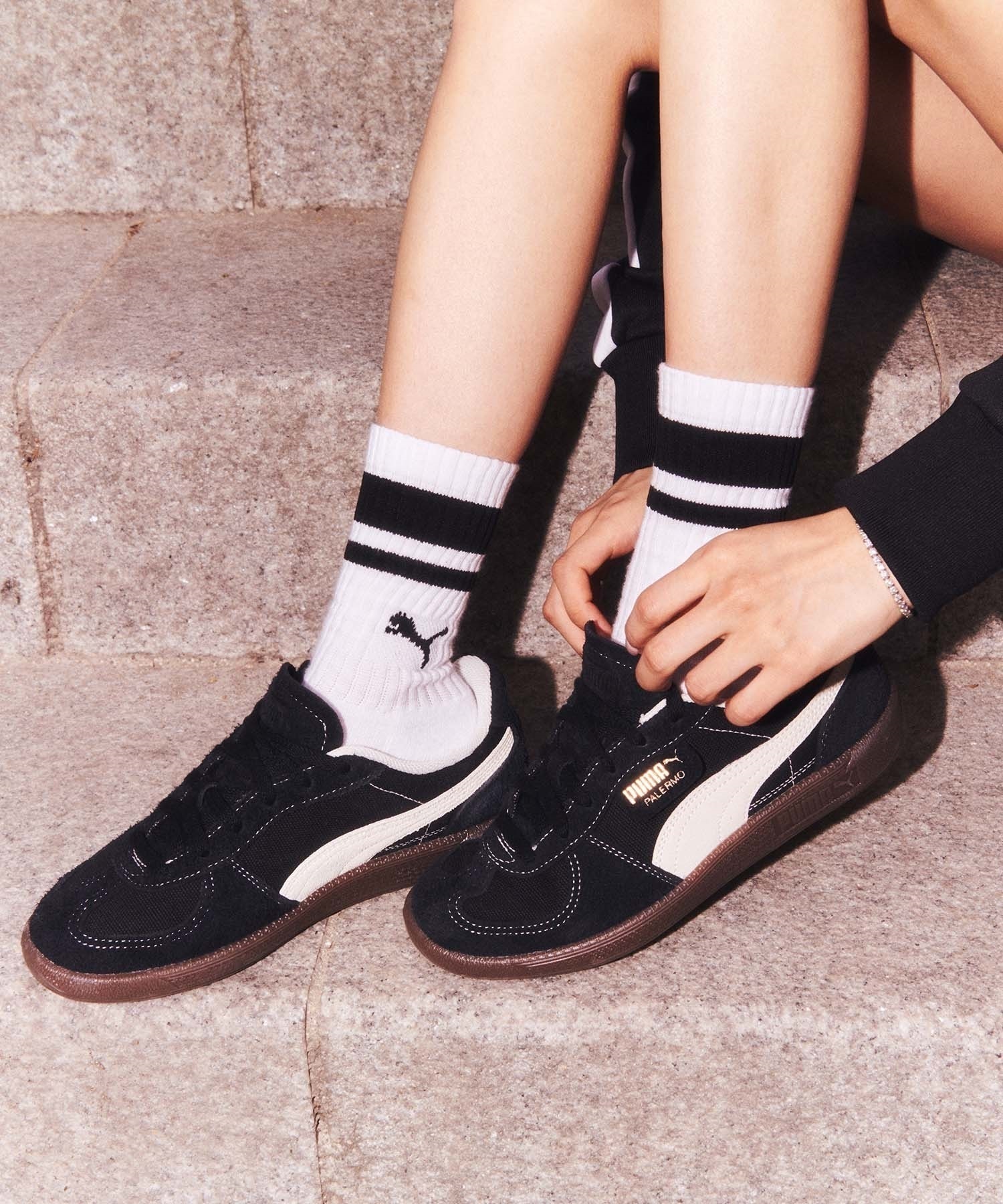 PUMA プーマ シューズ スニーカー レディース パレルモ ヴィンテージ テラススタイル 396841(4-23.0cm)