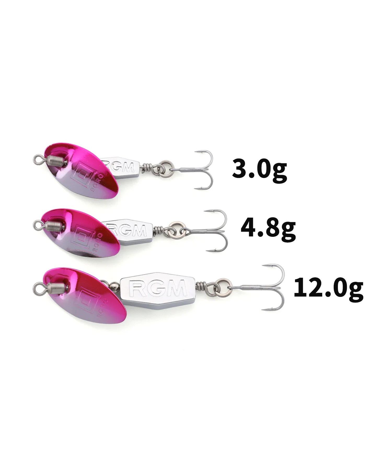ROOSTER GEAR MARKET ルースターギアマーケット 回 RORO フィッシング ルアー RGM ムラサキスポーツ(CH/GD-3.0g)