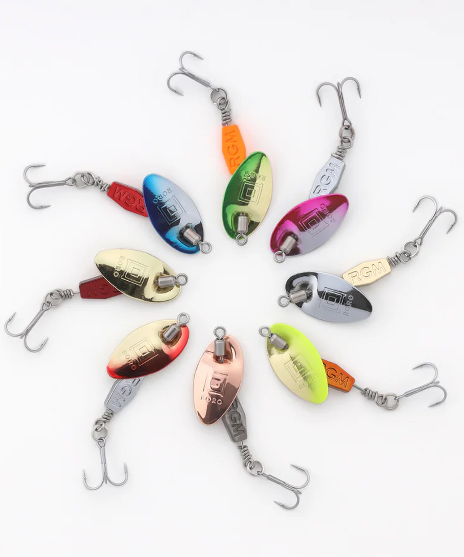 ROOSTER GEAR MARKET ルースターギアマーケット 回 RORO フィッシング ルアー RGM ムラサキスポーツ(CH/GD-3.0g)
