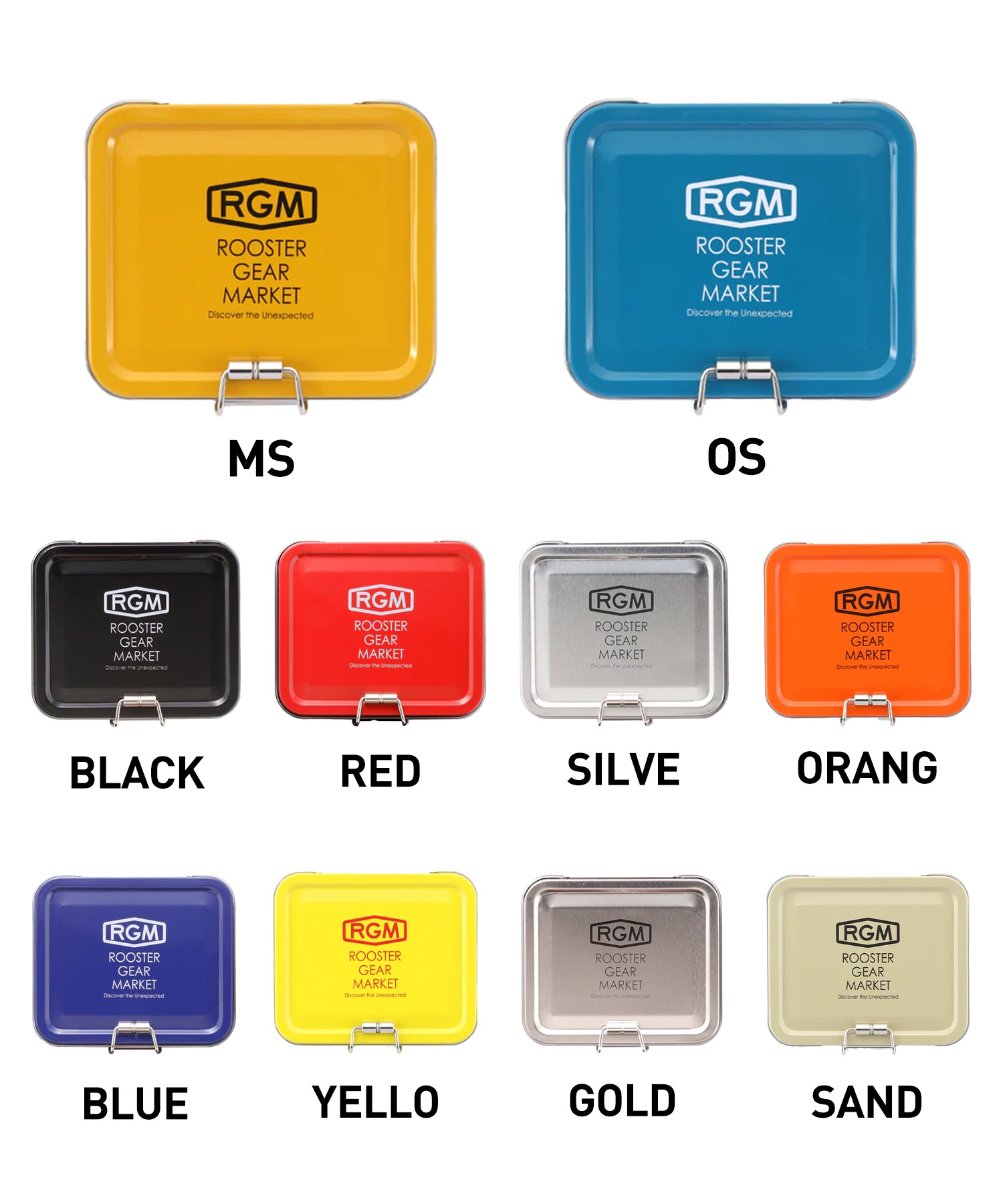 ROOSTER GEAR MARKET ルースターギアマーケット TIN CASE ケース 小物入れ RGM ムラサキスポーツ(BLACK-ONE)