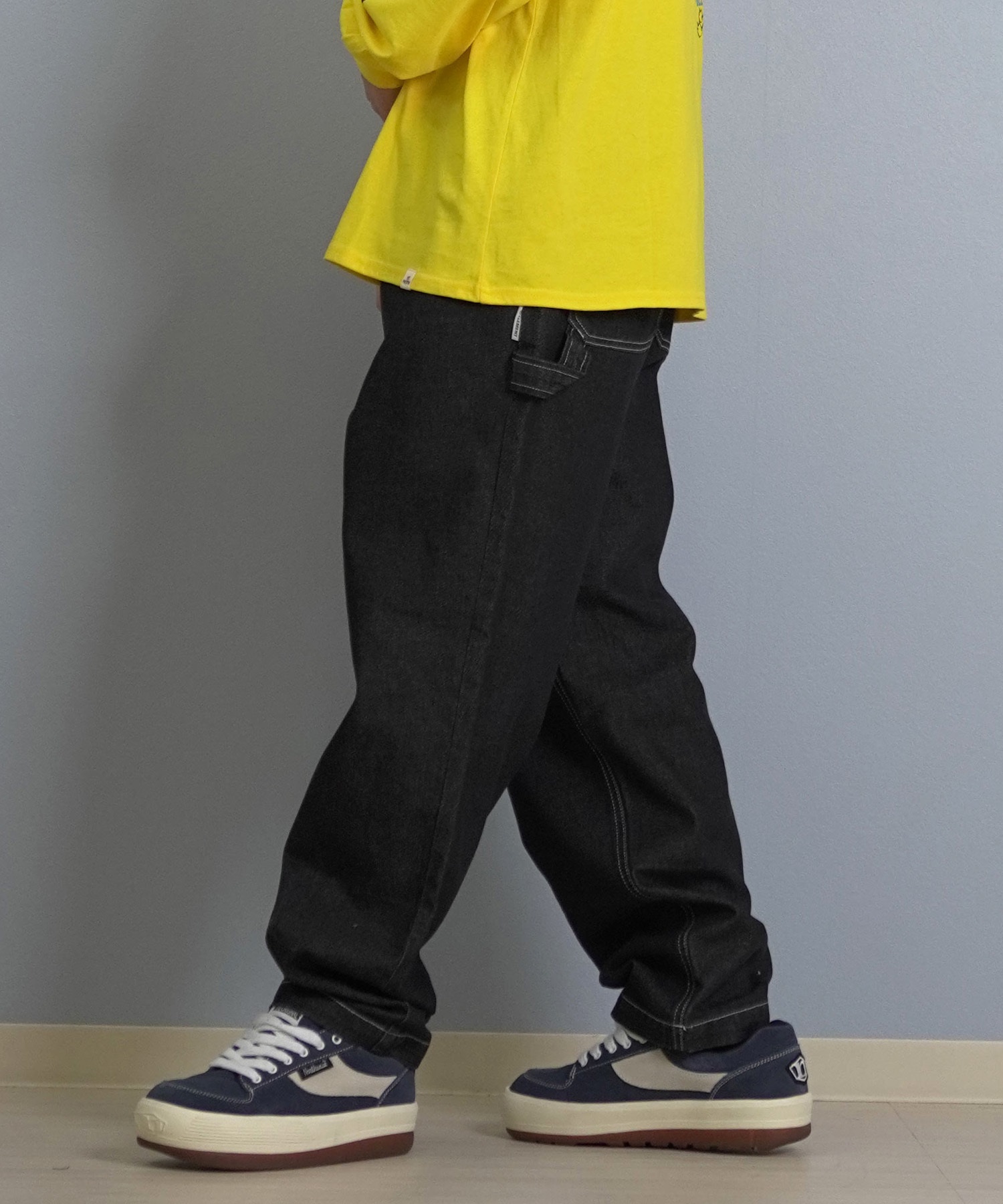 ELEMENT エレメント ロングパンツ メンズ SHOD PANTS PAINT デニムパンツ BF022-703(BDM-M)
