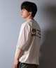 QUIKSILVER クイックシルバー ラッシュガード メンズ 半袖 Tシャツ バックプリント 水陸両用 UVカット QLY251626M ムラサキスポーツ限定(WHT-M)
