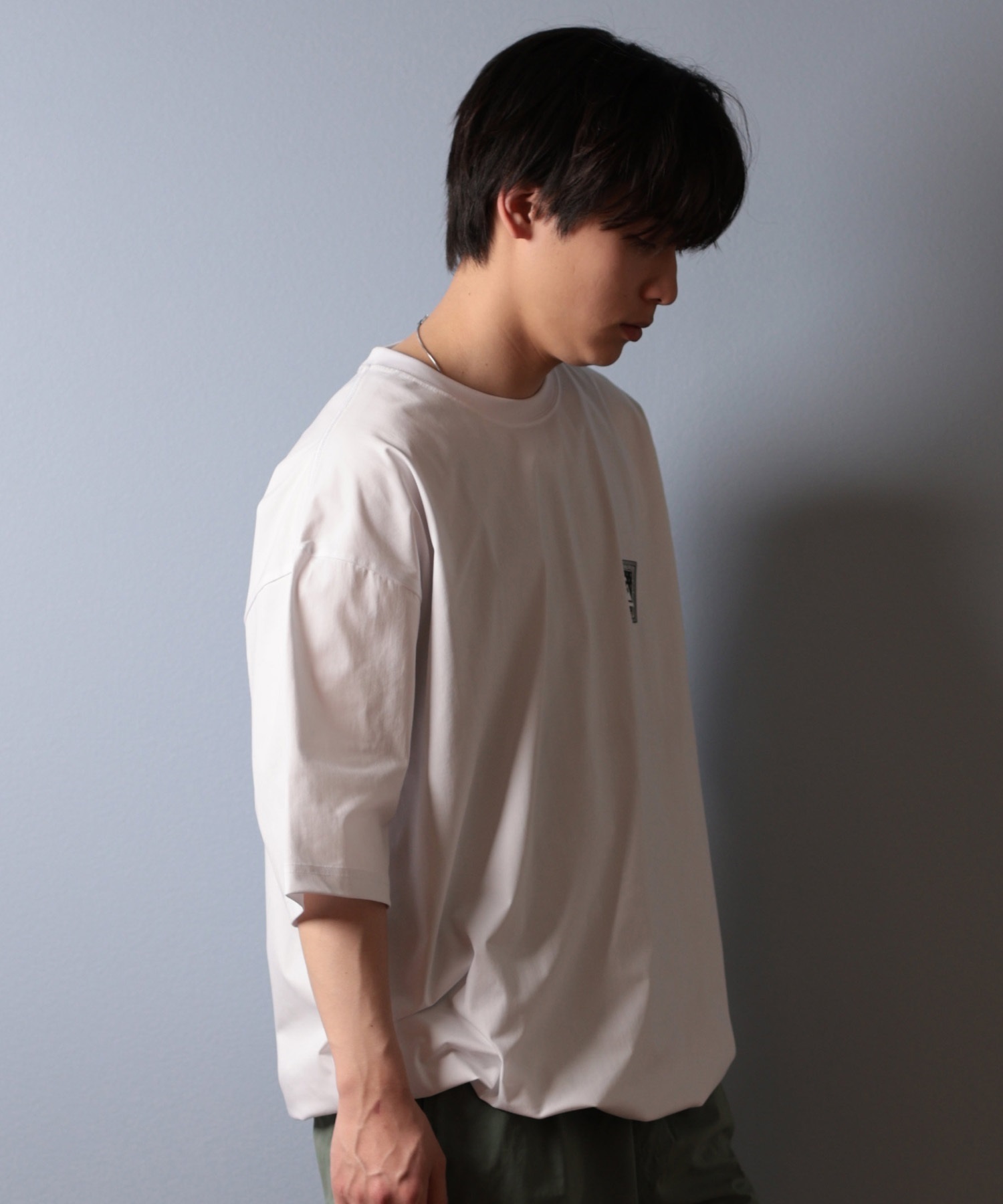 QUIKSILVER クイックシルバー ラッシュガード メンズ 半袖 Tシャツ バックプリント 水陸両用 UVカット QLY251626M ムラサキスポーツ限定(WHT-M)