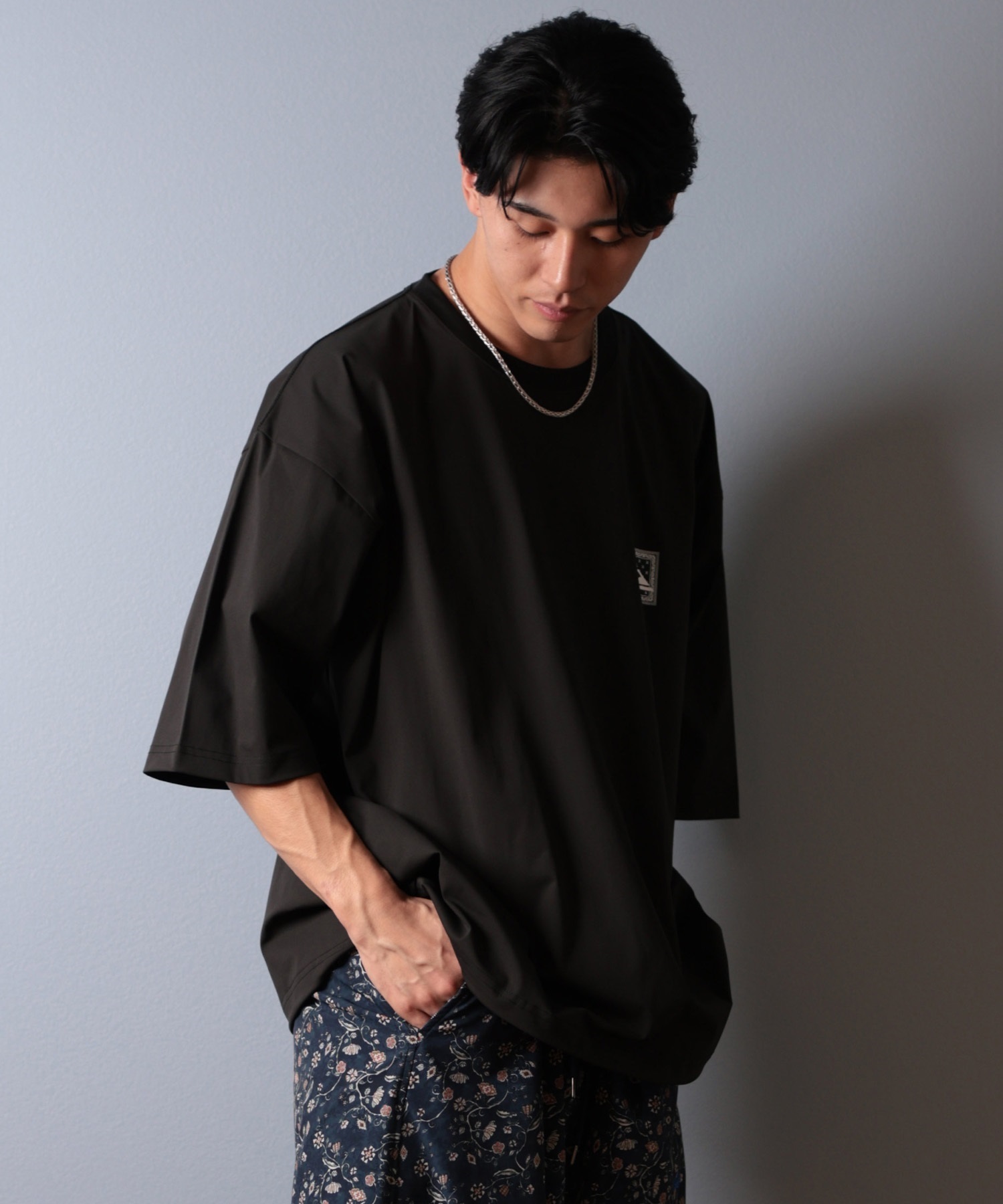 QUIKSILVER クイックシルバー ラッシュガード メンズ 半袖 Tシャツ バックプリント 水陸両用 UVカット QLY251626M ムラサキスポーツ限定(WHT-M)