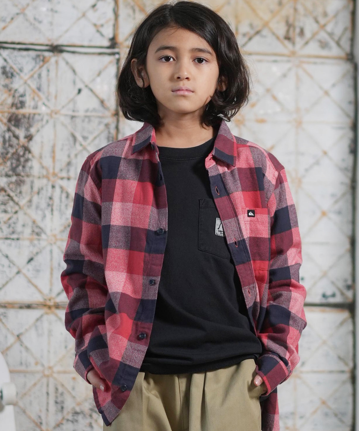 QUIKSILVER チェックシャツ
