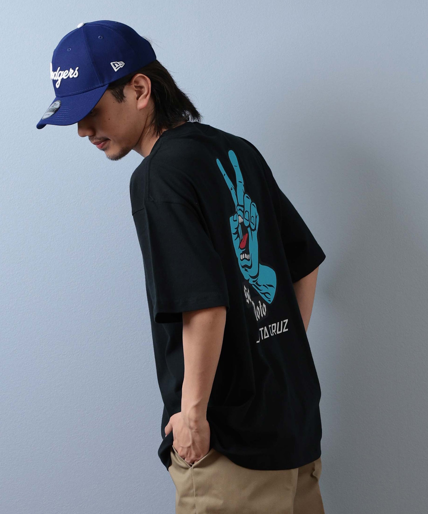 SANTA CRUZ サンタクルーズ 半袖 Tシャツ メンズ バックプリント PEACE FOR NOTO SS TEE 502253413 ムラサキスポーツ限定(WHITE-S)