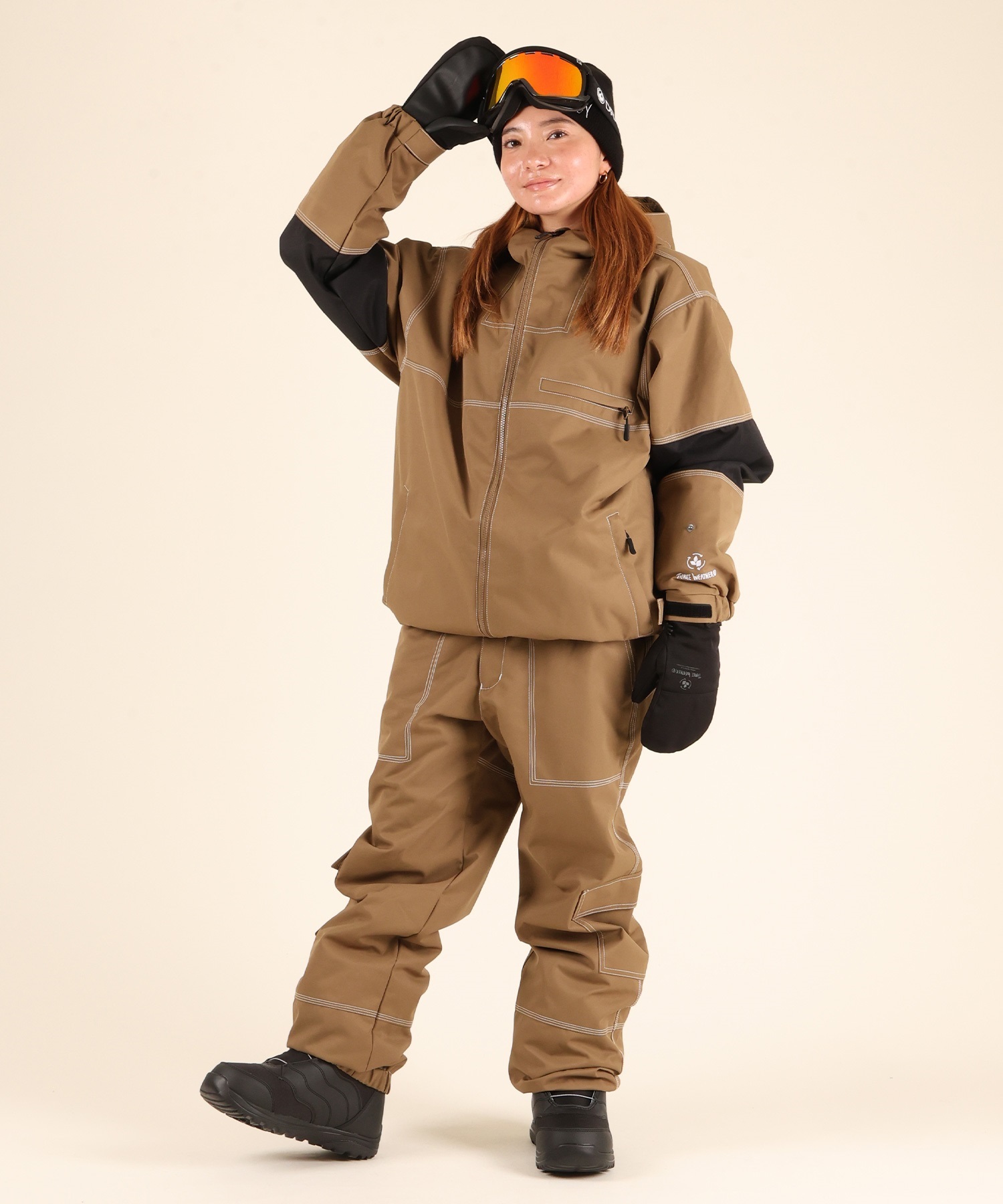 THREE WEATHER スリーウェザー SNOW PANTS パンツ スノーボード ウェア ユニセックス ムラサキスポーツ 25-26モデル MM J12 【2526】(BLK-XS)
