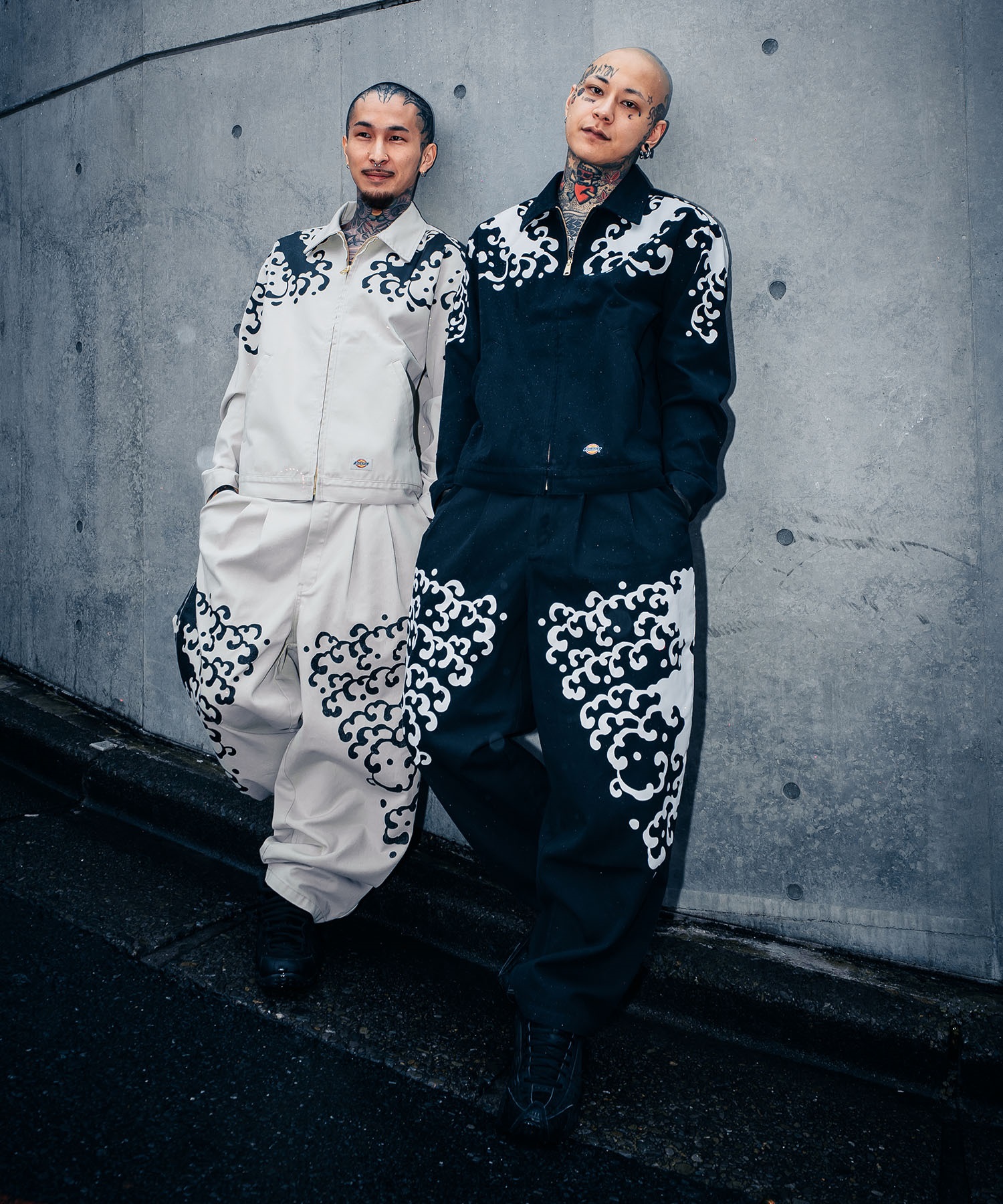 Dickies ディッキーズ ジャケット メンズ INSCRIBE TATTOO コラボモデル MS X INS WAVE PRINT JK 81560300(0003-M)