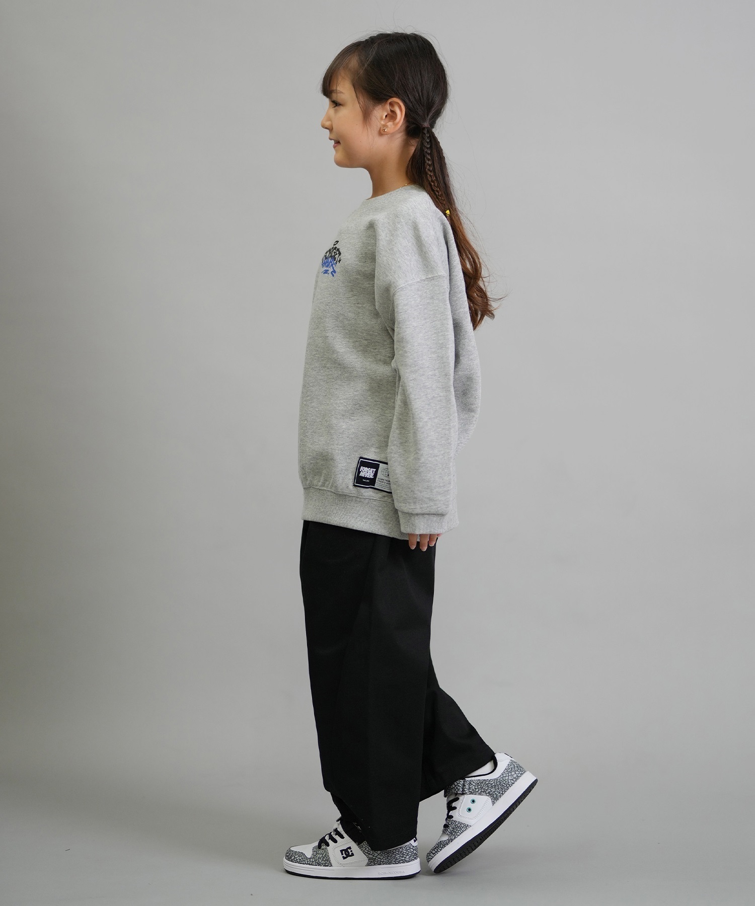 Dickies ディッキーズ ロングパンツ キッズ ジュニア ロンパン イージーバルーンパンツ 253K40M201 ムラサキスポーツ限定(BK-130cm)