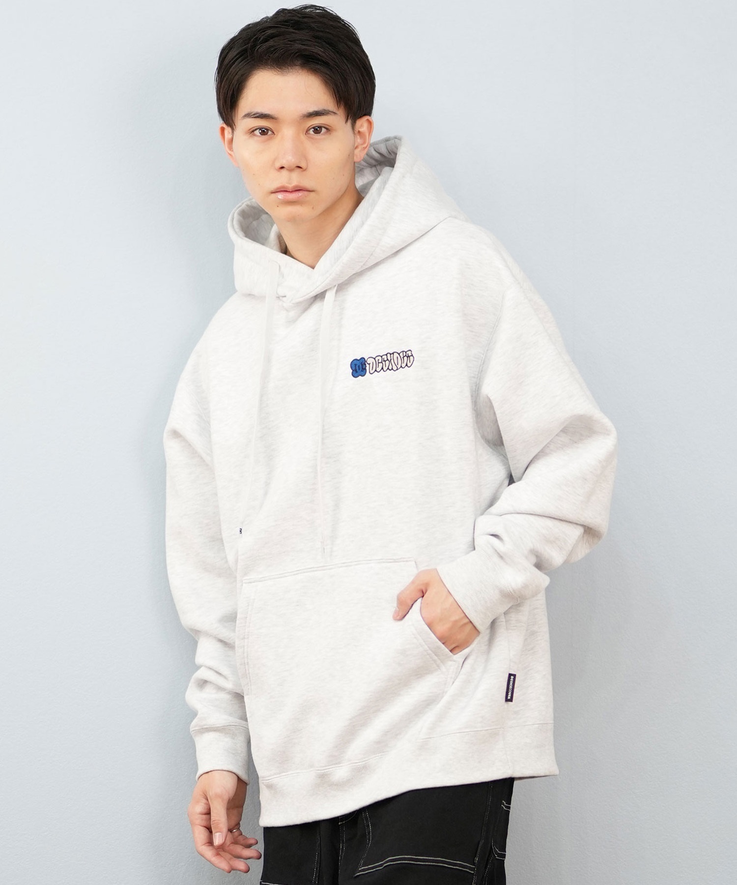 DC ディーシー プルオーバー パーカー メンズ バックプリント 25 SK CREW PH パーカー DPO254041(BLK-M)