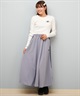 DC ディーシー 長袖 Tシャツ ロンT レディース クロップド丈 ショート丈 シンプル TELECO SHORT LS LLT254311(BES-M)