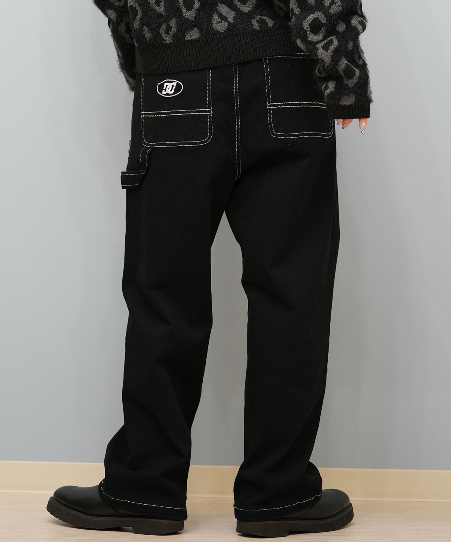 DC ディーシー ロングパンツ レディース デニム パンツ Gパン ワイドペインターパンツ LPT254303(BDB-M)