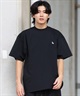 NEW ERA ニューエラ ラッシュガード メンズ 半袖 Tシャツ バックプリント 水陸両用 ユーティリティ UVカット 14391955(BK-M)