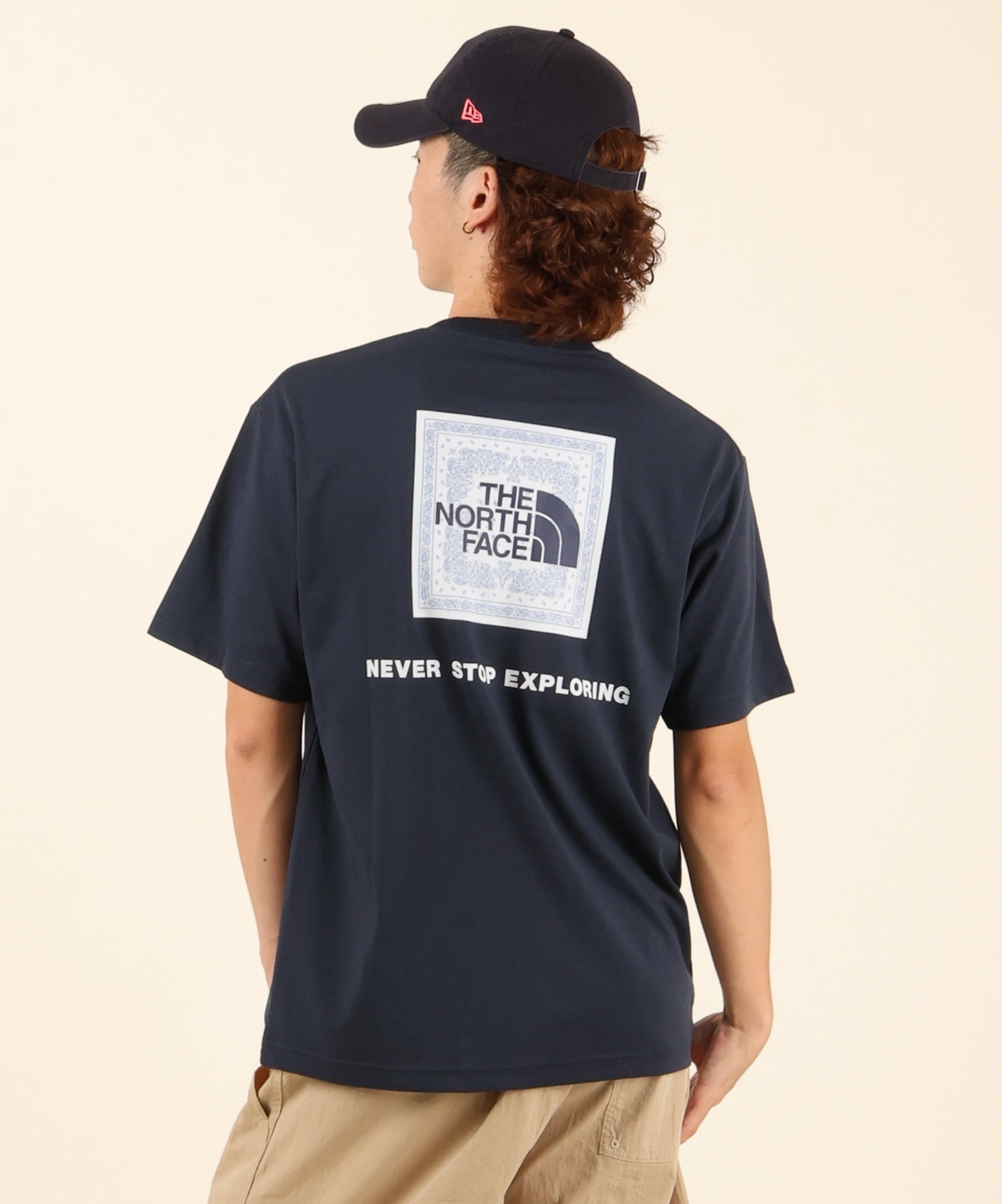 THE NORTH FACE ザ・ノース・フェイス 半袖 Tシャツ メンズ ショートスリーブバンダナスクエアロゴティー NT32446(W2-S)