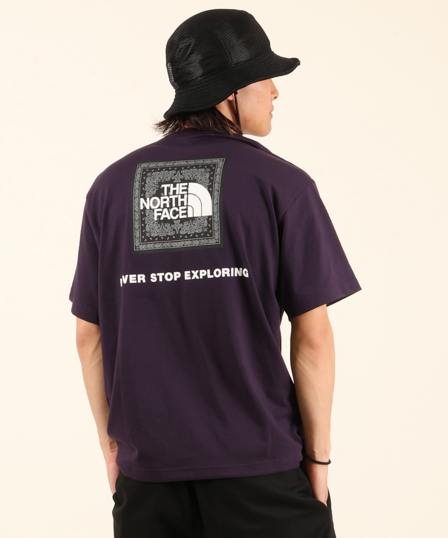 THE NORTH FACE ザ・ノース・フェイス 半袖 Tシャツ メンズ ショートスリーブバンダナスクエアロゴティー NT32446(W2-S)