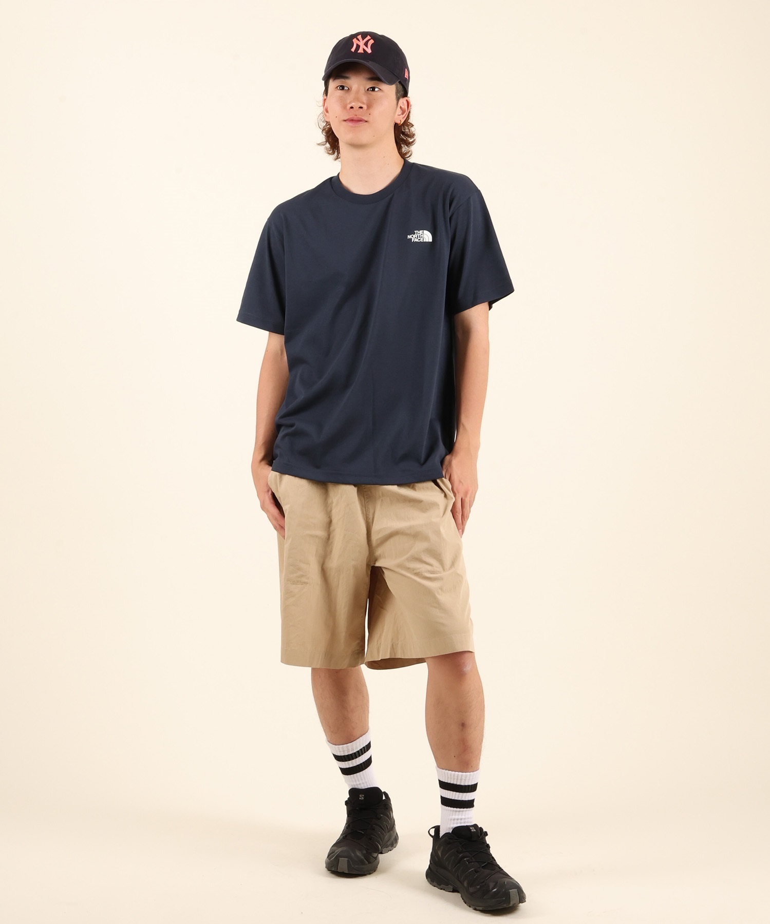 THE NORTH FACE ザ・ノース・フェイス 半袖 Tシャツ メンズ ショートスリーブバンダナスクエアロゴティー NT32446(W2-S)