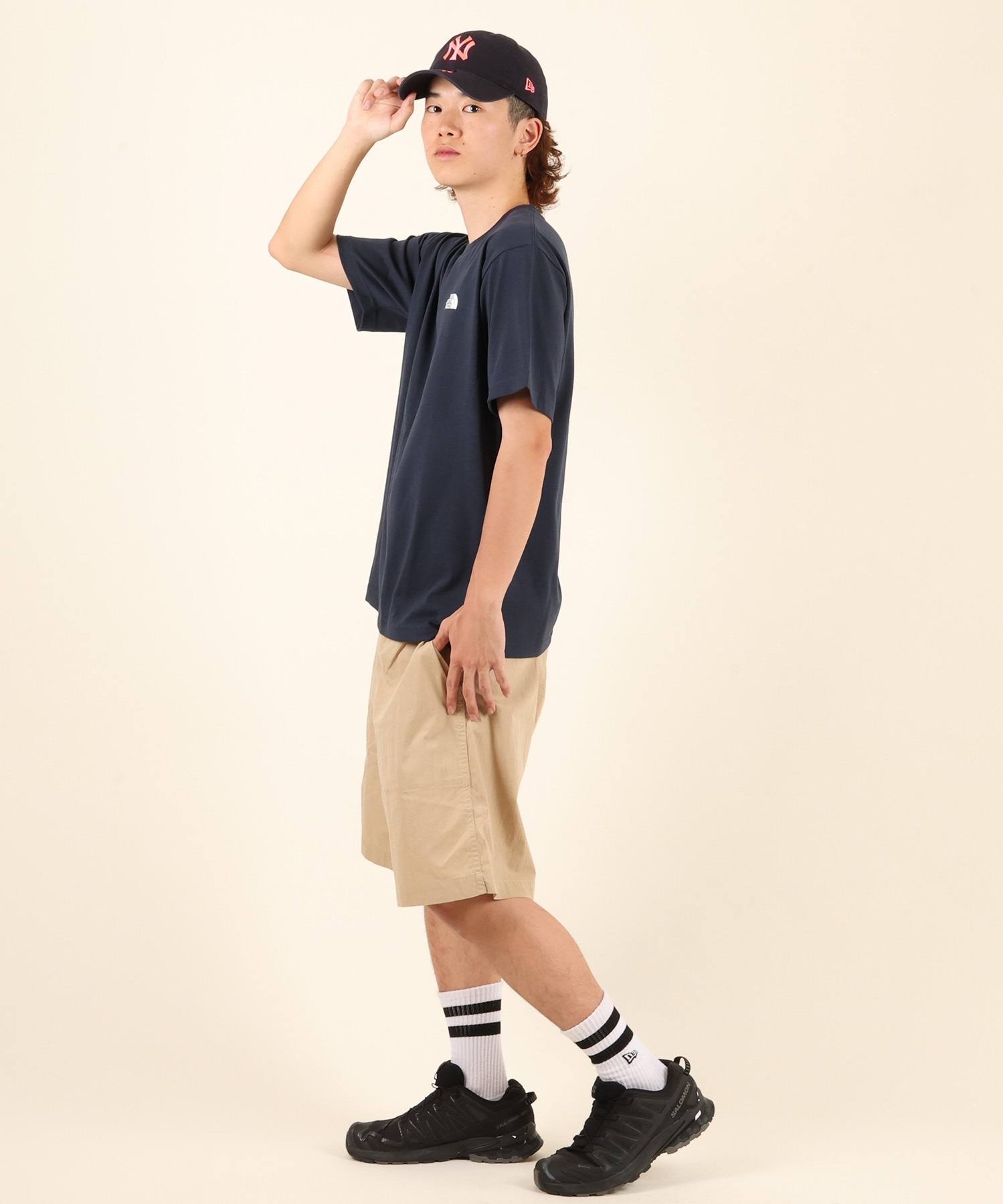 THE NORTH FACE ザ・ノース・フェイス 半袖 Tシャツ メンズ ショートスリーブバンダナスクエアロゴティー NT32446(W2-S)