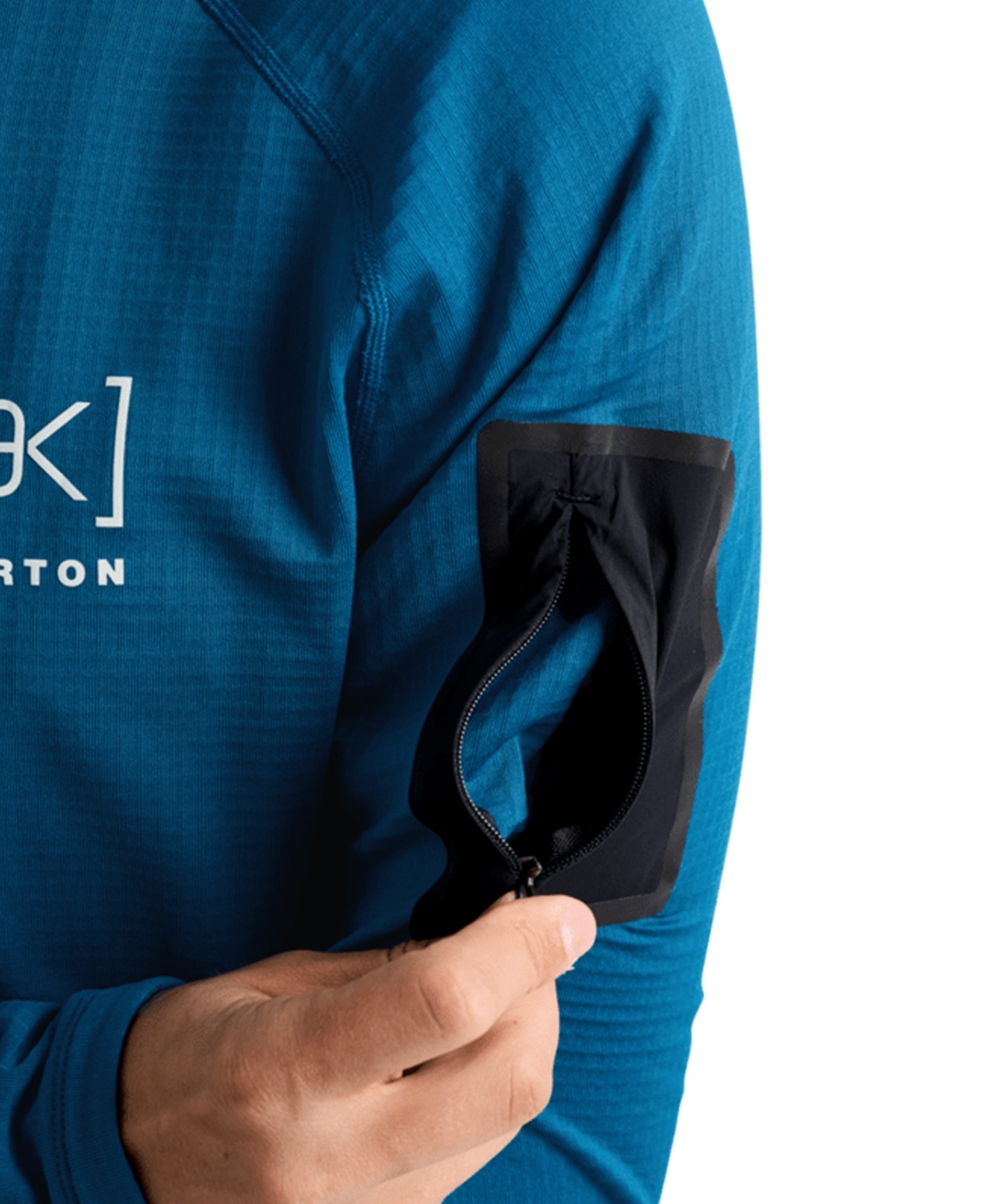 BURTON バートン エーケー Men's [ak] Helium Grid Fleece Half-Zip スノーボード ウェア インナー メンズ 25-26モデル 【2526】(TRUEBLACK-XXS)