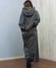 Hurley ハーレー ジップアップ パーカー レディース ワンポイント ロゴ 裏毛 SWEAT PIGMENT FZ HOODIE WCFF252030(ANVY-M)