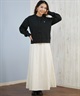Hurley ハーレー カーディガン レディース シンプル ロゴ THERMAL CARDIGAN WCLS252047(BLK-M)